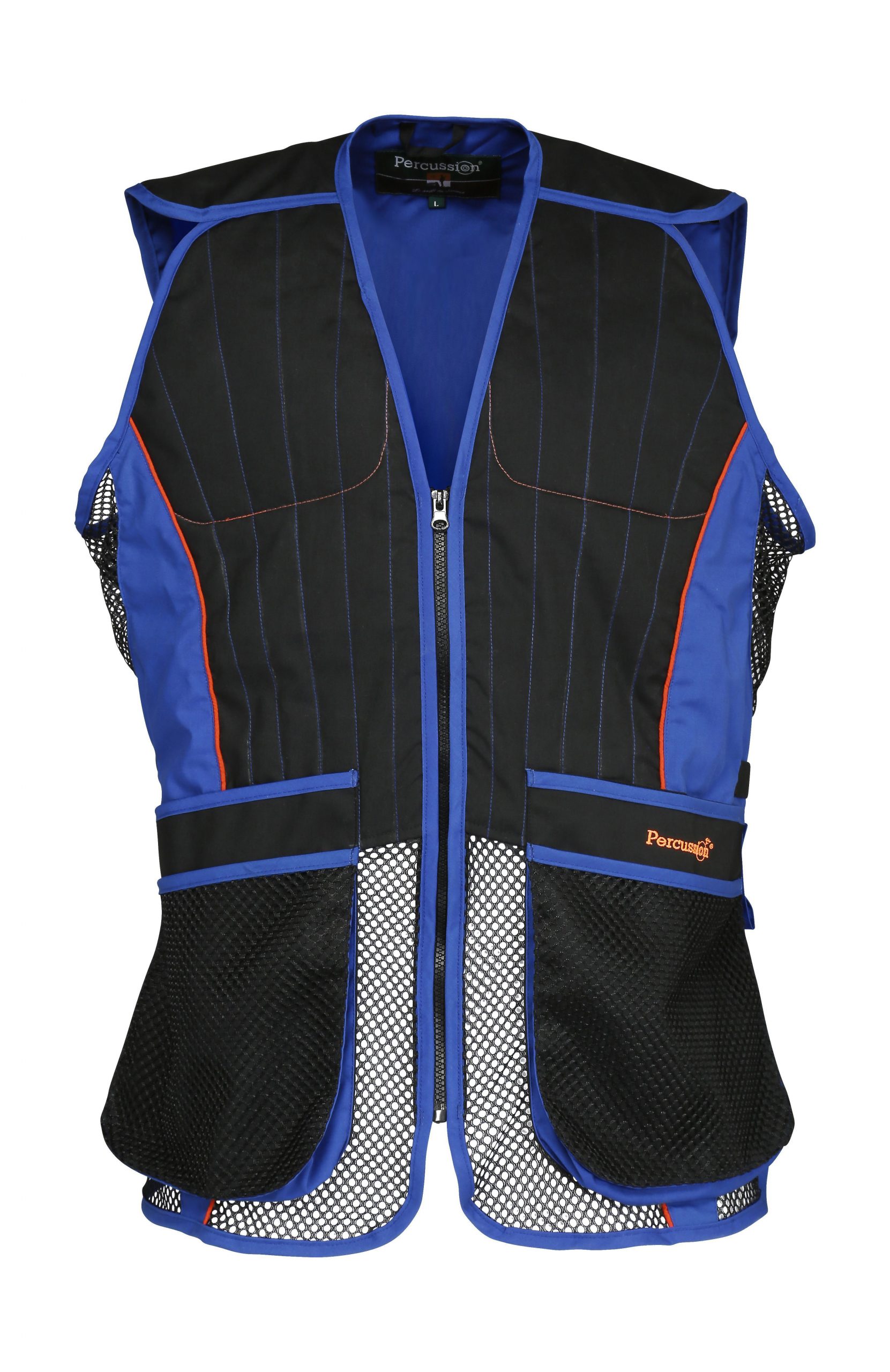 Percussion Skeet Vest in Black and Red Clay Pigeon shooting 