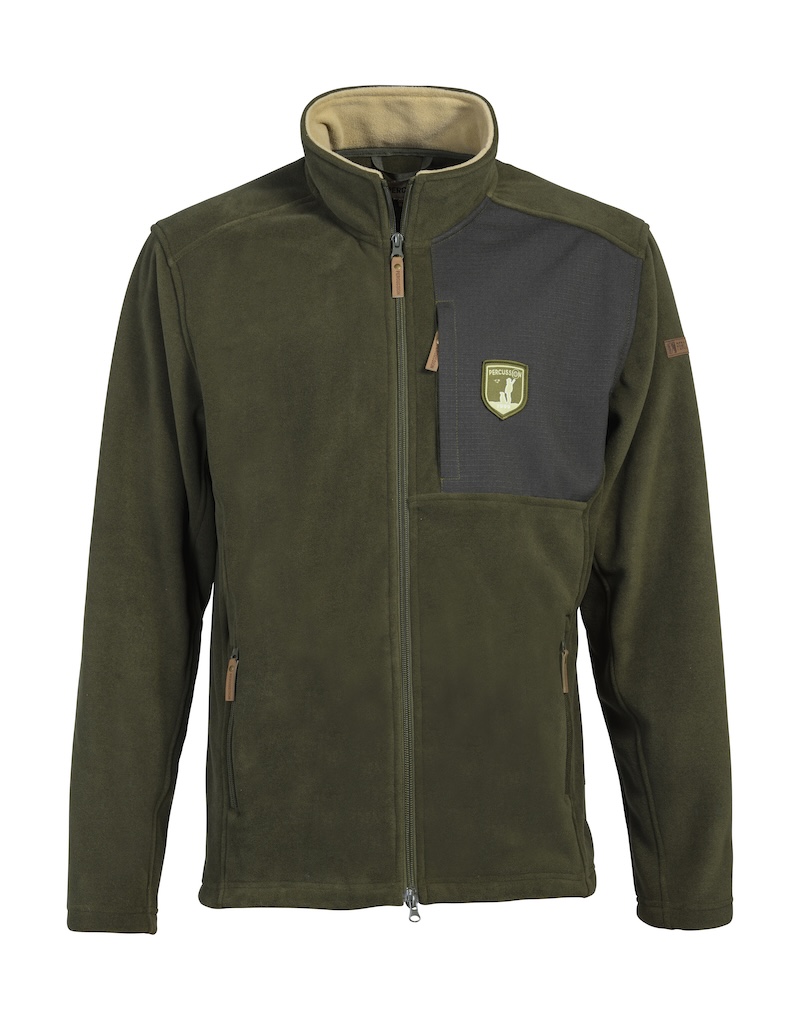 Percussion Norway Full Zip Fleece - Khaki