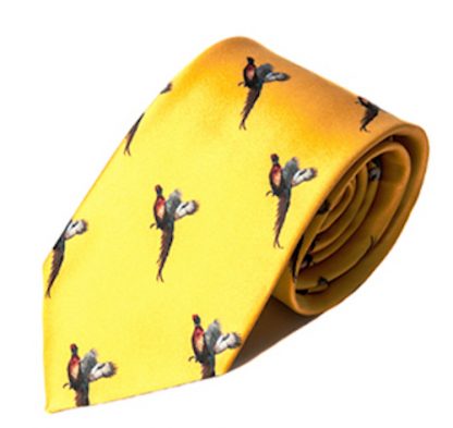 Carabou Country Tie - Yellow Pheasant