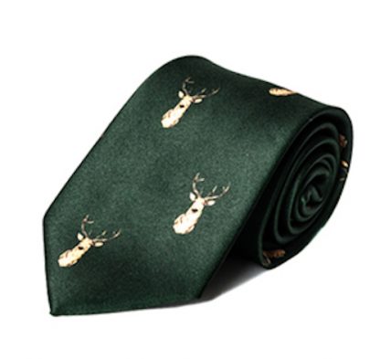 Carabou Country Tie - Olive Stag