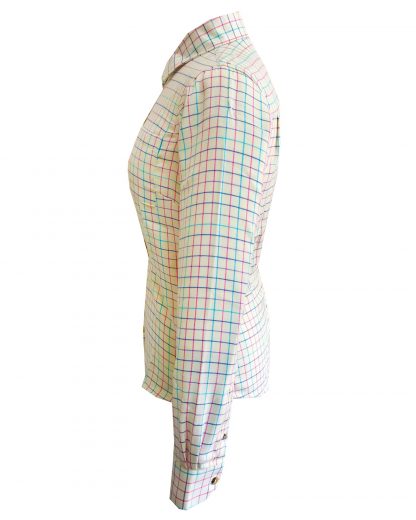 Regents View ladies Checked Long Sleeved Shirt