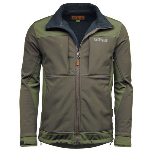 GAME Men's Viper Softshell Jacket - Olive - Edinburgh Outdoor Wear