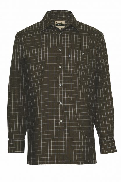 Champion Chatsworth Long Sleeve Shirt Olive