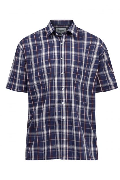 Champion Whitby Short Sleeve Shirt Navy