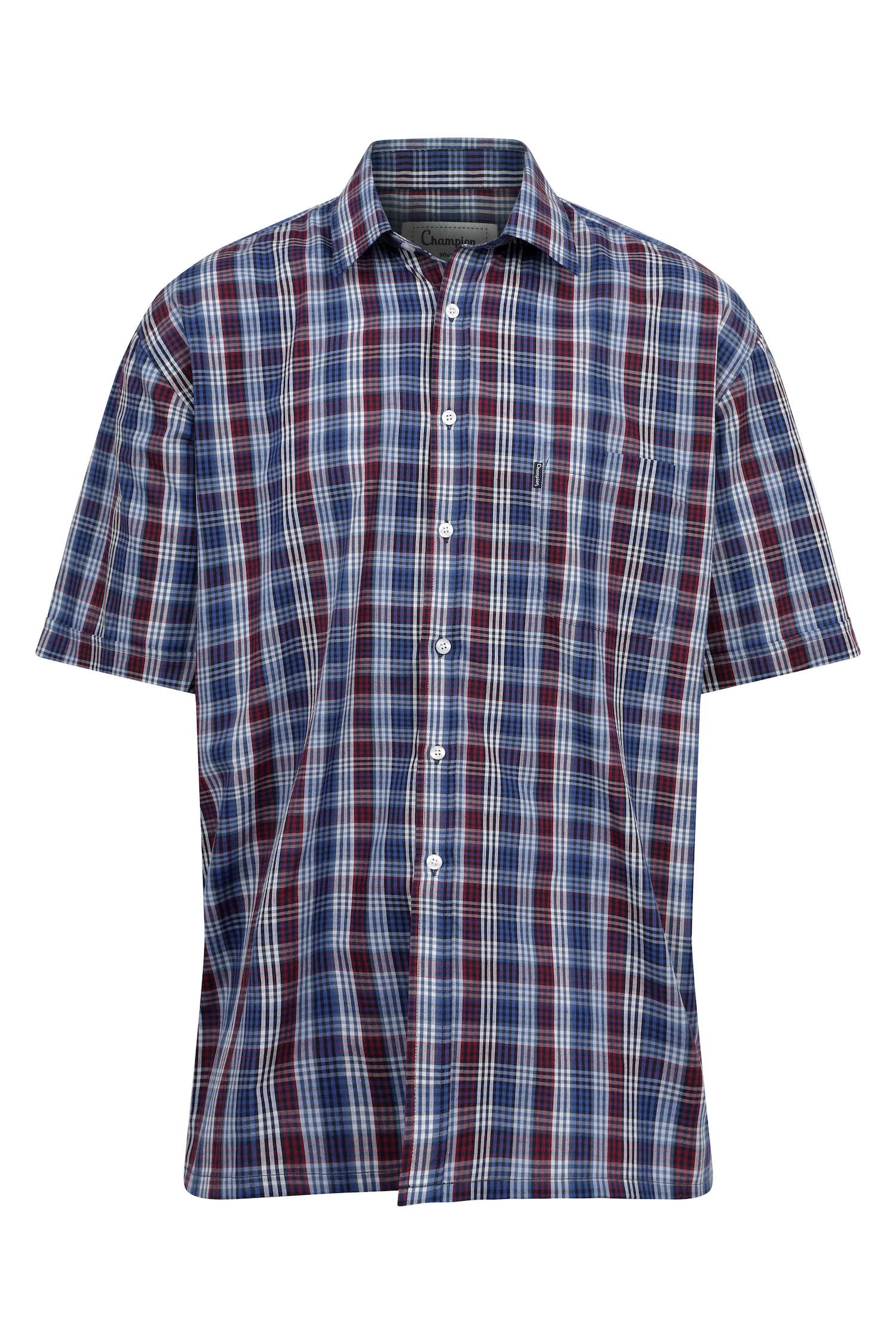 Champion Men's Whitby Short Sleeve Shirt - Red - Edinburgh Outdoor Wear