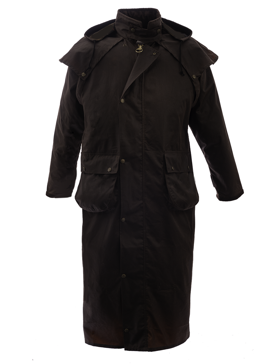 Hi-Diver Full Length Wax Jacket Brown - Edinburgh Outdoor Wear