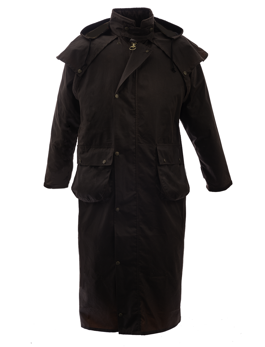 HiDiver Full Length Wax Jacket Brown Edinburgh Outdoor Wear