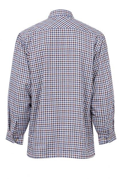 Champion Heathfield Fleece Lined Shirt Blue - Back