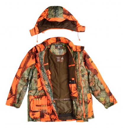 Percussion Grand-Nord Jacket in Orange Camo