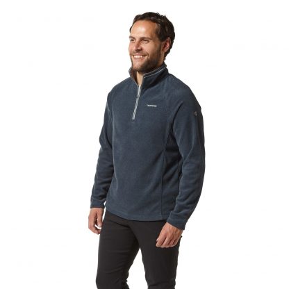 Craghoppers Corey Fleece in Navy Marl - Outdoor Clothing