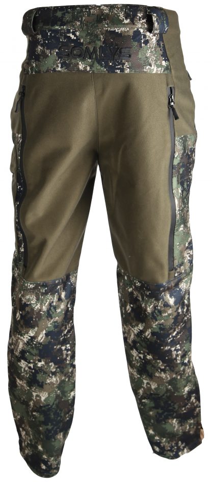 Somlys Silentek Trousers Green Pixel Camouflage