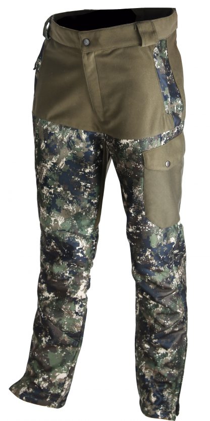 Somlys Silentek Trousers Green Pixel Camouflage