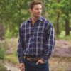 Champion Stroud Fleece Lined Shirt Blue