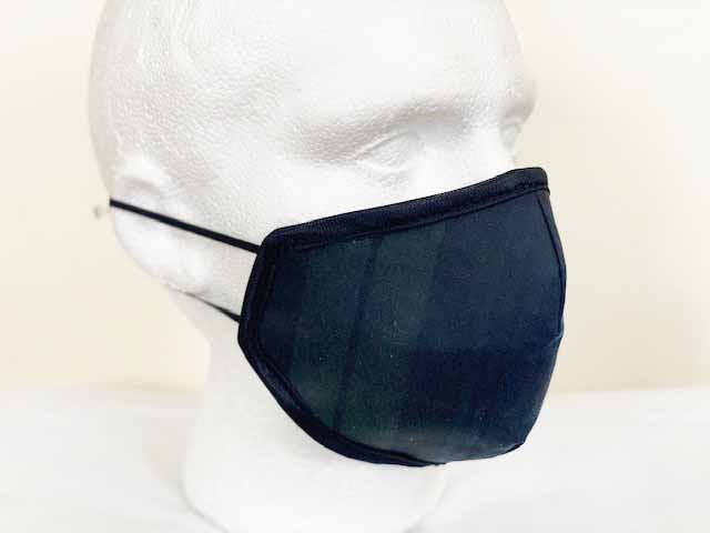 Oxford Blue Country Tartan Wax Face Mask Blackwatch