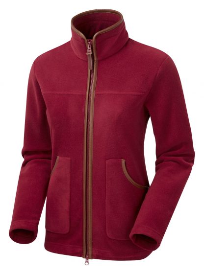 ShooterKing Ladies Performance Fleece Jacket Bordeaux