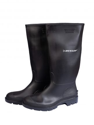 Dunlop Rubber Wellingtons Black