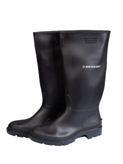 Dunlop Rubber Wellingtons Black