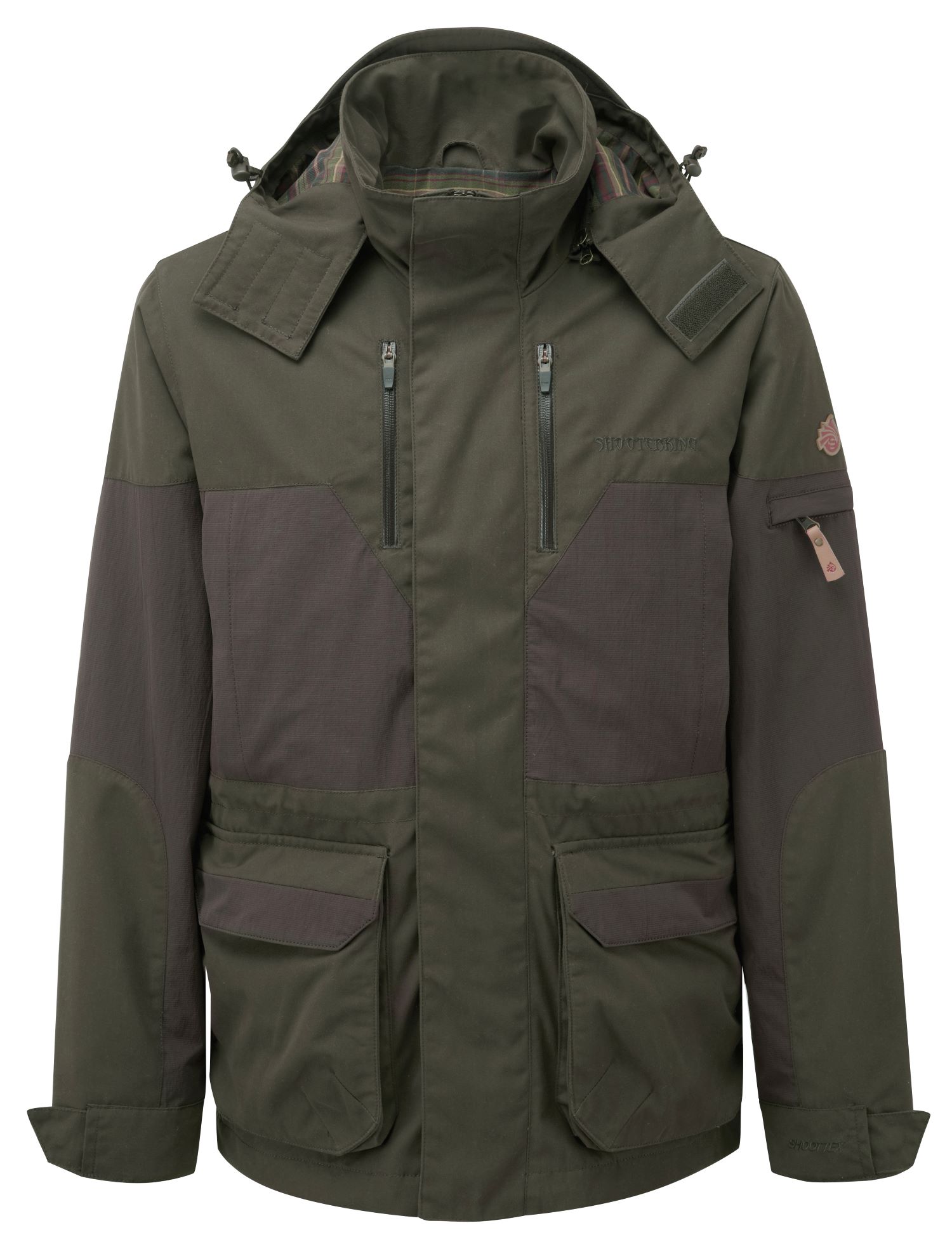 ShooterKing Men's Highland Jacket Olive/Brown Edinburgh Outdoor Wear