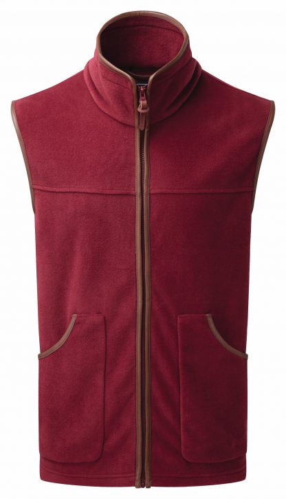 ShooterKing Performance Fleece Gilet Bordeaux