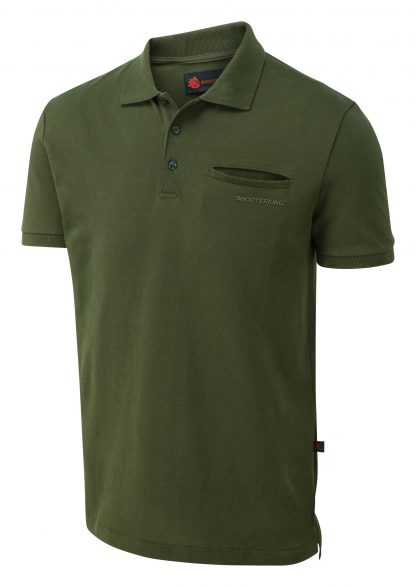 ShooterKing Game Polo Shirt Green