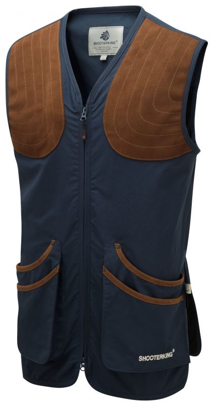 ShooterKing ClayShooter Vest Blue - Shooting Clothing