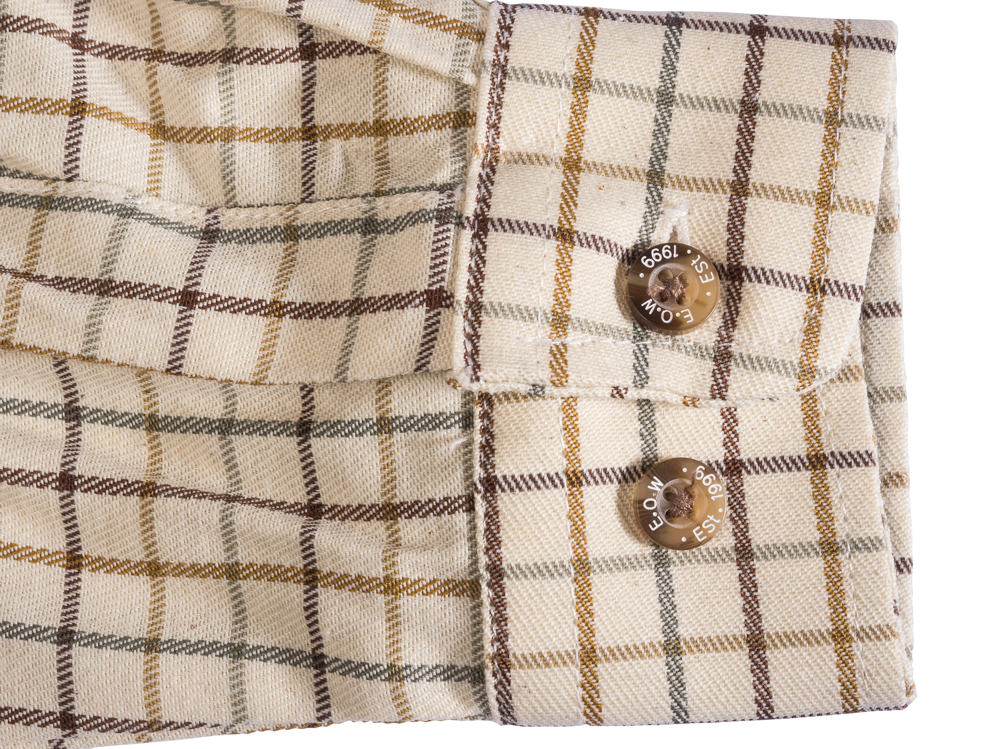 Edinburgh Outdoor Wear Kids Brodie Shirt - Brown - Edinburgh Outdoor Wear