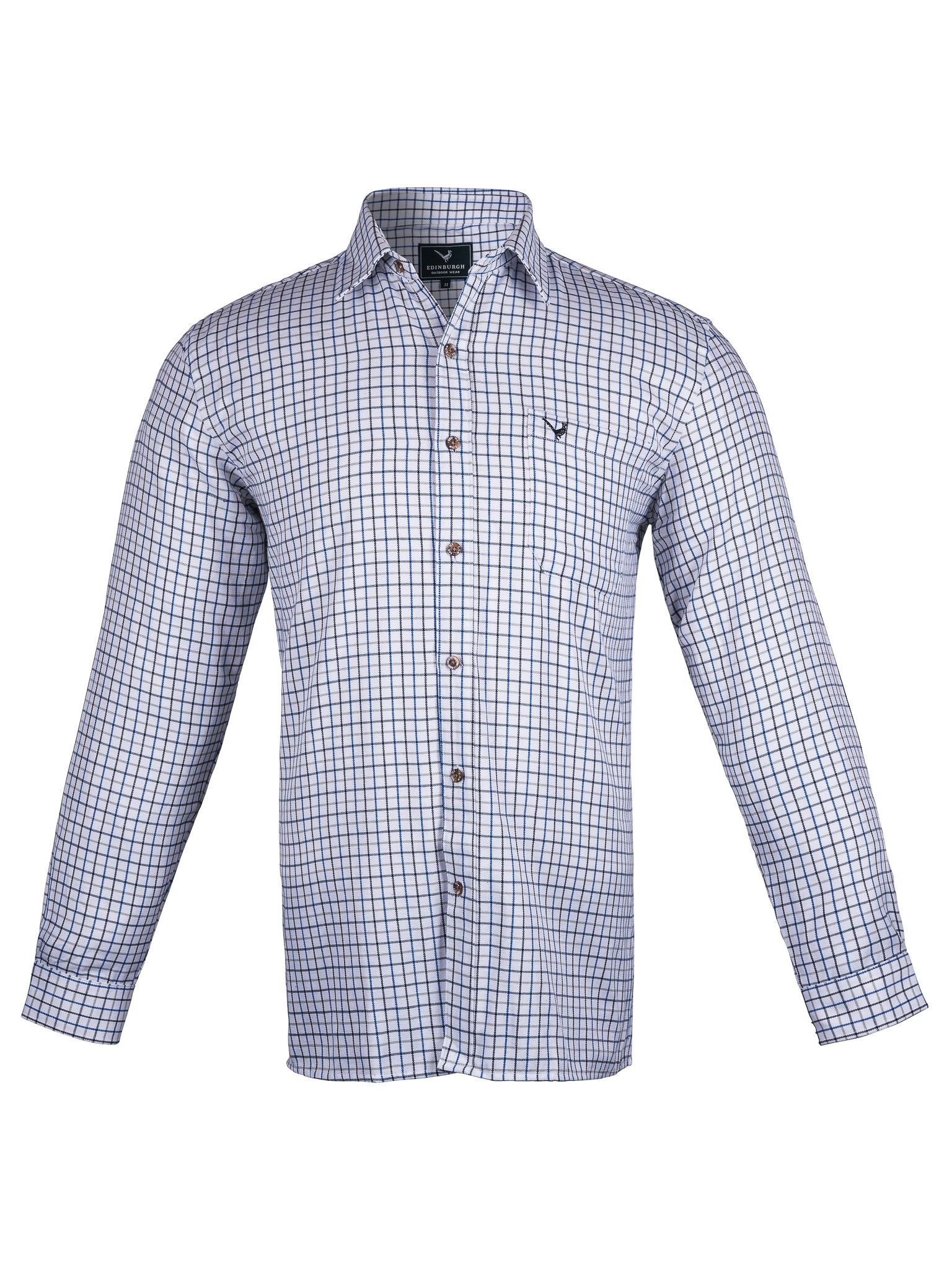 Edinburgh Outdoor Wear Men's Glenn Shirt - Blue - Edinburgh Outdoor Wear