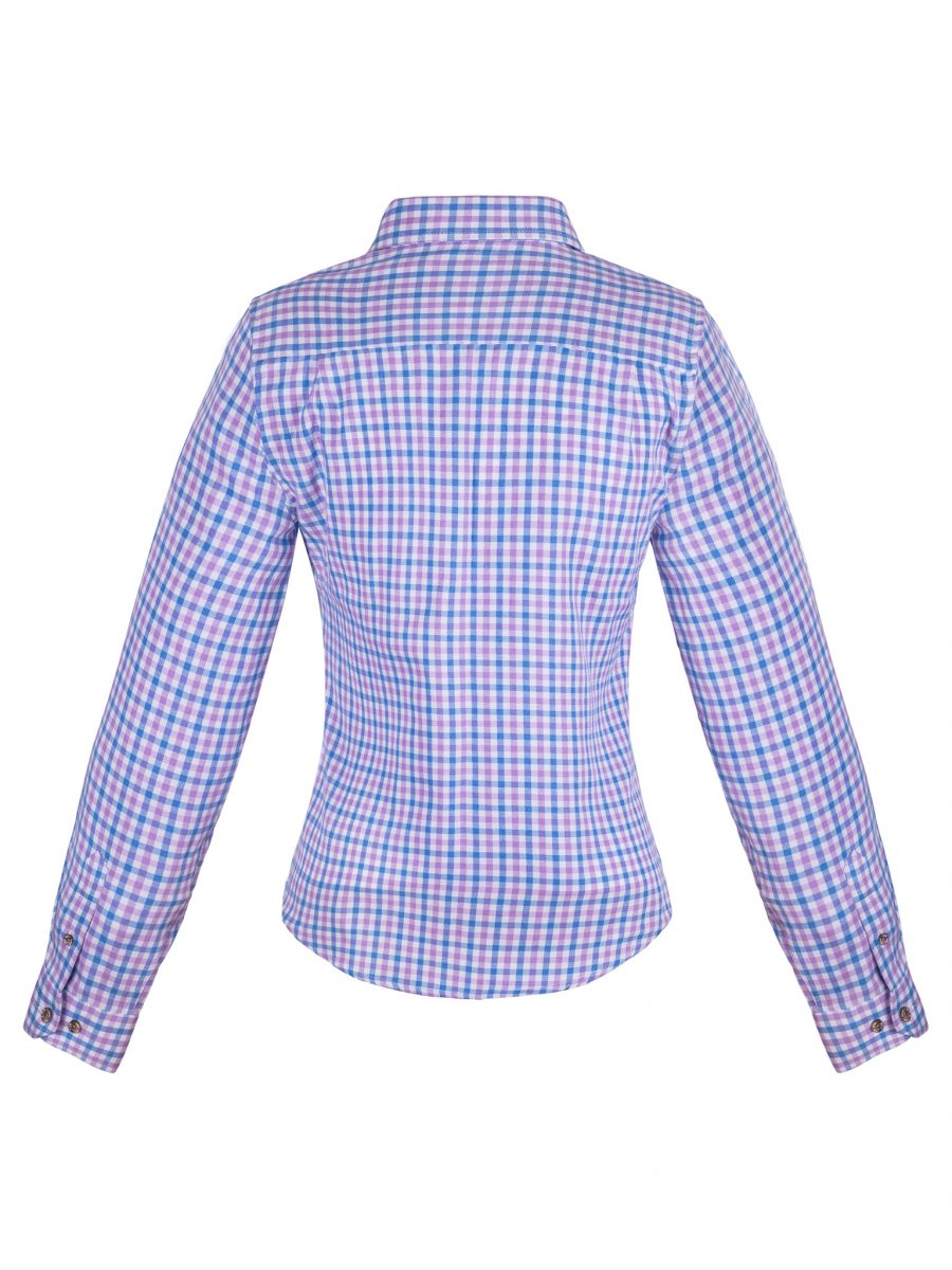 Edinburgh Outdoor Wear Women's Elgin Shirt Pink/Blue Edinburgh