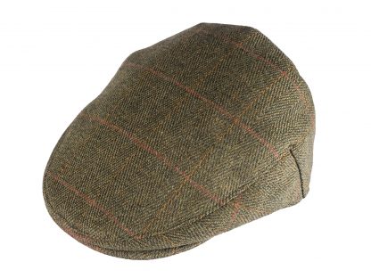 Derby Tweed Flat Cap Olive - Country Clothing