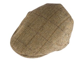 Derby Tweed Flat Cap Beige - Country Clothing