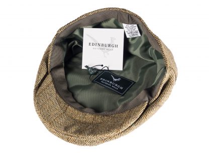 Derby Tweed Flat Cap Beige - Country Clothing