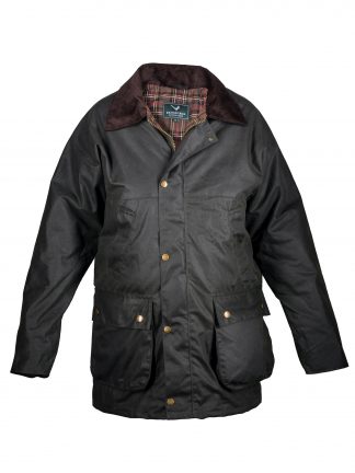 Mens Wax Jacket - Brown