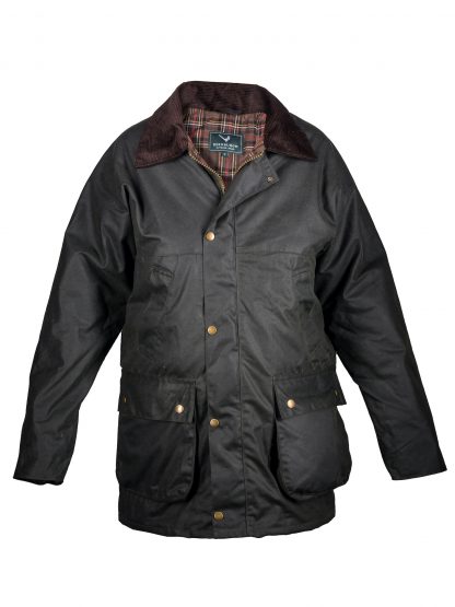 Mens Wax Jacket - Brown
