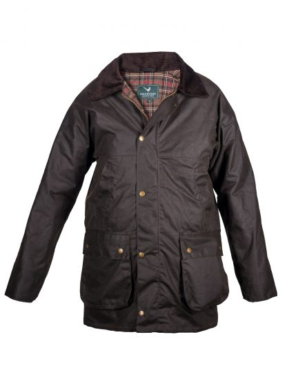 Mens Wax Jacket - Brown