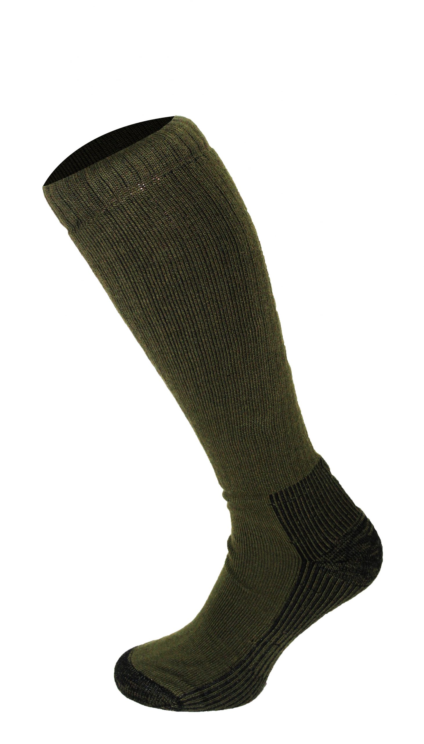 Oxford Blue Men's Knee High Socks - Khaki Green - Edinburgh Outdoor Wear