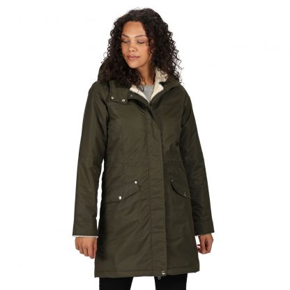 Regatta Women s Rimona Parka Jacket Dark Khaki Edinburgh Outdoor Wear
