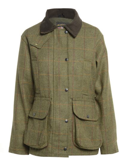 Bronte Ladies Crompton Tweed Jacket Dark Green