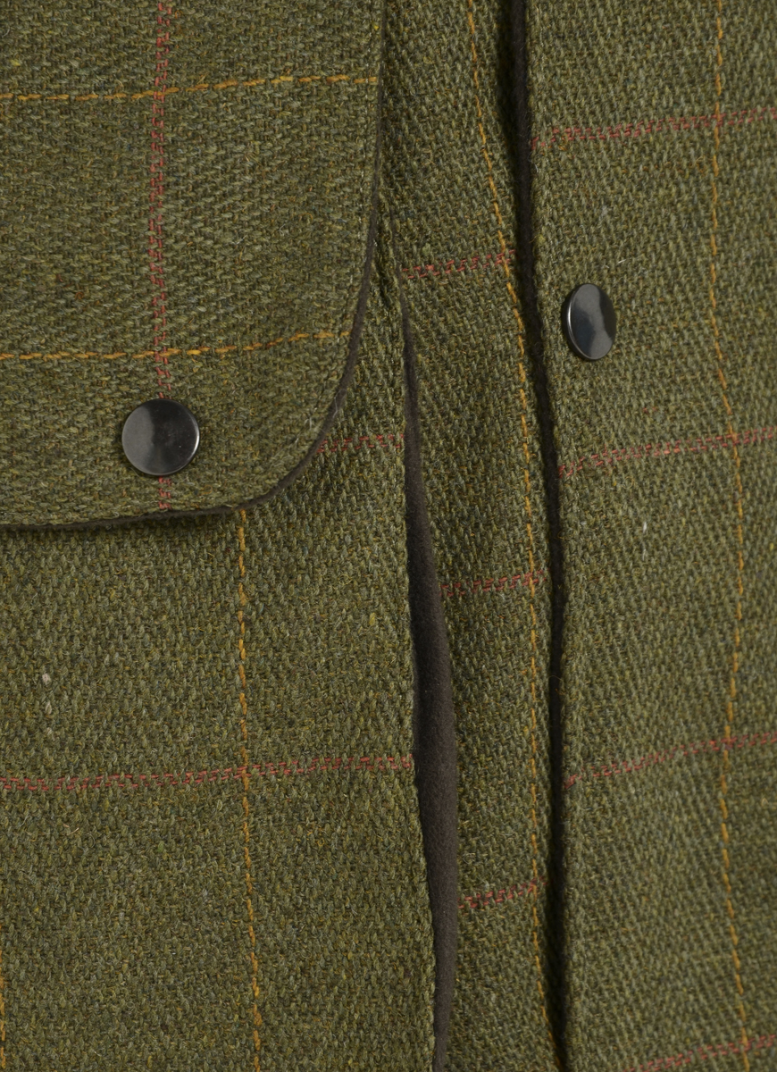 Bronte Men's Derby Tweed Jacket - Olive - Edinburgh Outdoor Wear