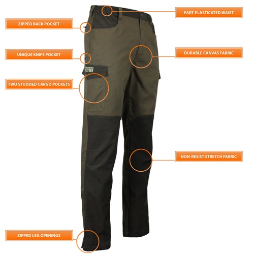 GAME Men's Forrester Trousers - Olive - Edinburgh Outdoor Wear