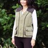 Bronte Derby Tweed Gilet Beige