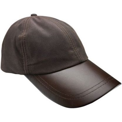 Leather Baseball Cap