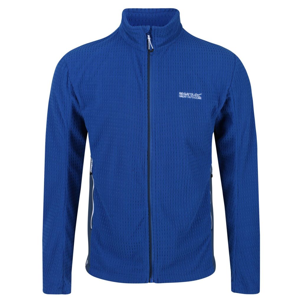 Regatta Men's Highton Full Zip Fleece Nautical Blue/Dark Denim