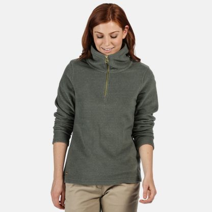 Regatta Solenne Half Zip Fleece Thyme - Outdoor Clothing