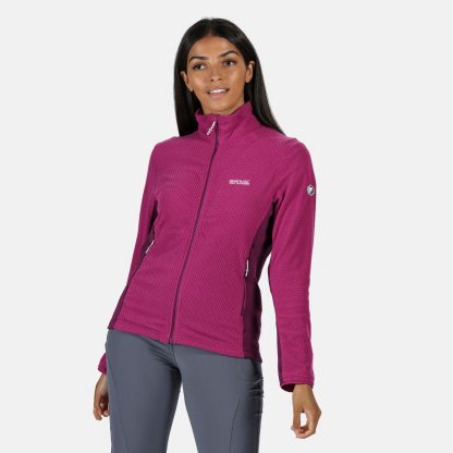 Regatta Ladies Full Zip Fleece Cerise - Outdoor Clothing