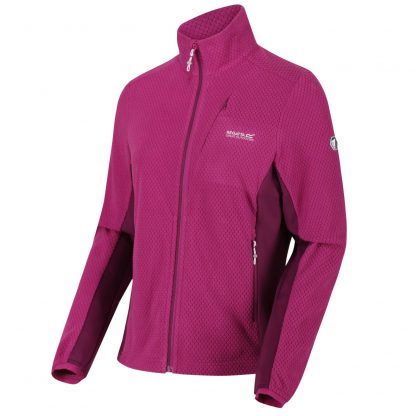 Regatta Ladies Full Zip Fleece Cerise - Outdoor Clothing