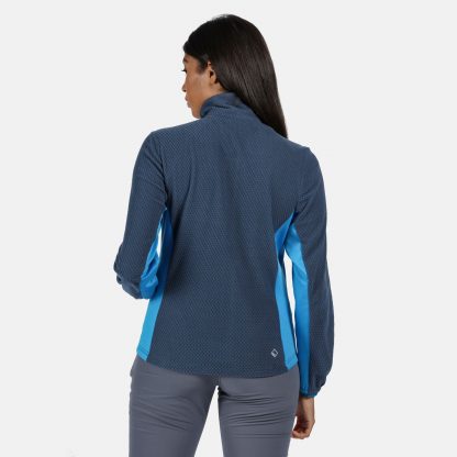 Regatta Ladies Full Zip Fleece Dark Denim Blue - Outdoor Clothing