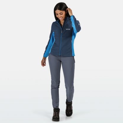 Regatta Ladies Full Zip Fleece Dark Denim Blue - Outdoor Clothing