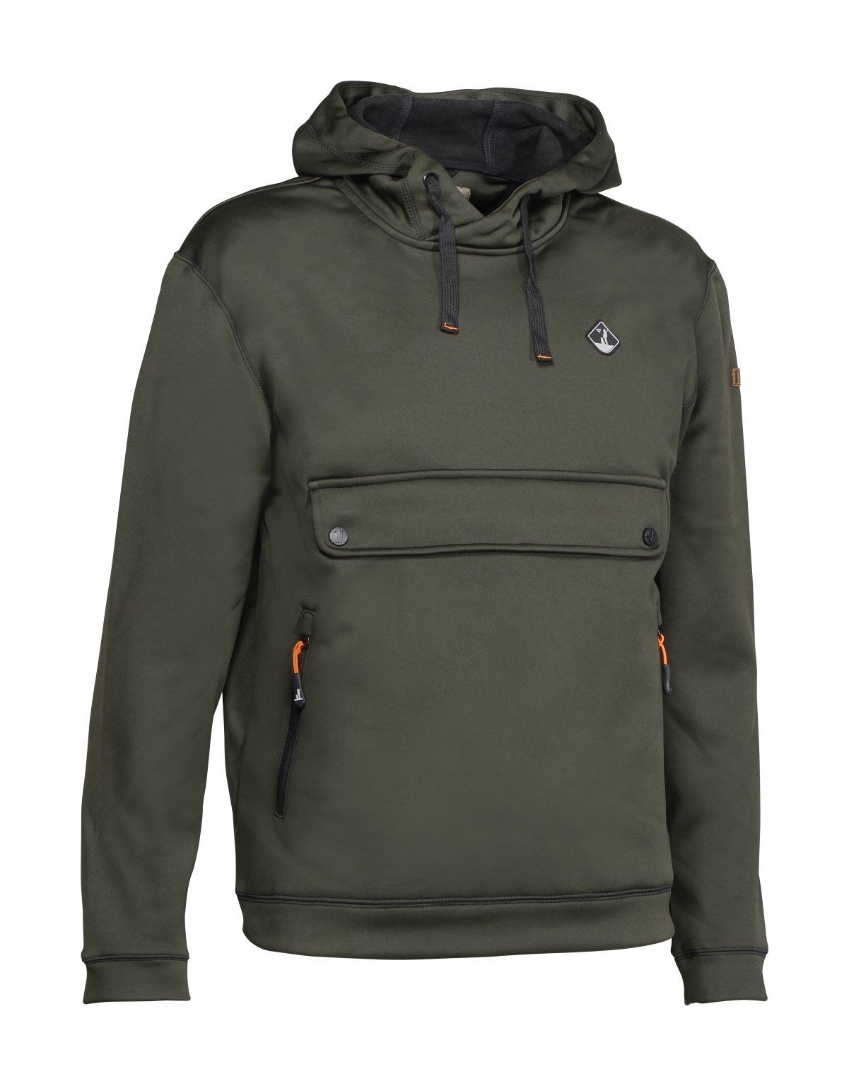 Percussion Men's Softshell Hoodie Khaki Edinburgh Outdoor Wear