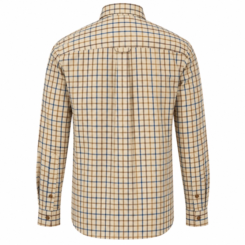 Edinburgh Outdoor Wear Men's Sterling Shirt Brown/Blue