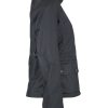 Oxford Blue Women's New York Biker Wax Jacket - Black